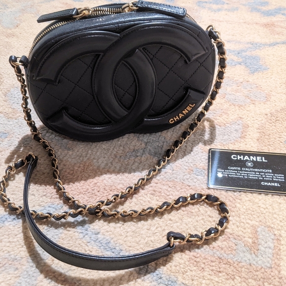 CHANEL💯CC 20S Timeless Coco Midnight Camera Case Crossbody Bag - Picture 3 of 16